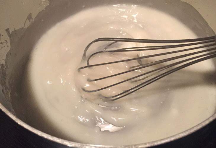 DIY Wild Bird Seed Wreath Ingredient Mixing Gelatin